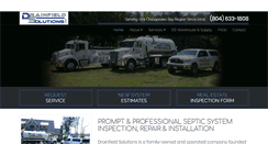 Desktop Screenshot of drainfieldsolutions.com